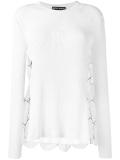 ribbed detail jumper 