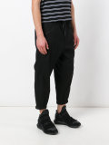 cropped track pants