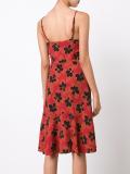 floral print flared dress