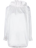 ruffled neck blouse