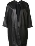three-quarter sleeves open jacket