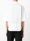 ruffle pocket shirt