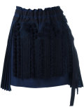 tassel detail pleated skirt