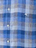 checked button-down shirt