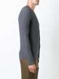 jacquard v neck cardigan