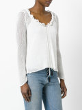 V-neck tassel jumper 
