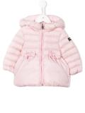 hooded down coat