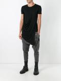 drop-crotch sweatpants