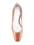 clear heel pumps