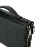 embossed logo wallet 