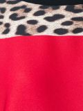 leopard detail jumper