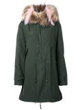 fur trimmed parka 