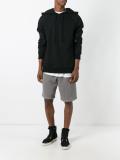 drawstring track shorts