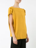 square denim blouse