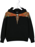 wing print hoodie