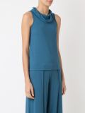 cowl neck blouse