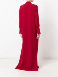 pussy bow maxi dress