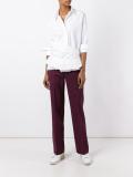 high-rise tailored trousers