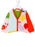 fruit intarsia cardigan