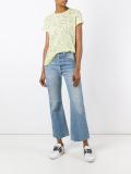 splatter print T-shirt