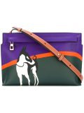 dog print cross body bag