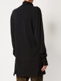 long fit turtleneck jersey