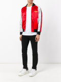 metallic bomber jacket