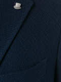 classic knit effect blazer