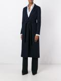 belted mid coat