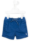 logo embroidered shorts