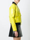 varnished bomber jacket 