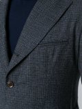 checked two piece suit