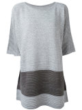 ribbed loose-fit T-shirt