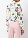 pussy-bow collar shirt 
