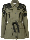 drawstring fitted jacket 