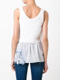 lace detail tank