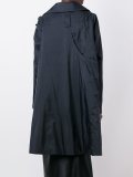 flared single button coat