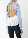 open back shirt 