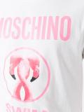 flamingo print T-shirt