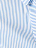 open neck striped shirt 