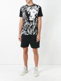 logo patch track shorts 