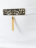 metallic embellished pencil skirt