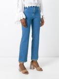 scalloped jeans