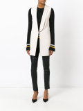 shawl lapel elongated waistcoat