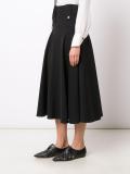 pleated midi dress