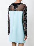 arabesque appliqué dress