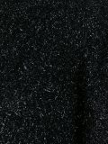 exaggerated shoulder knitted top