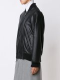 leather bomber jacket