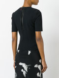 zip back T-shirt