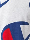 allover logo print sweatshirt